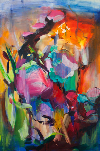 Fruting Body oil on canvas 205x135cm 2010